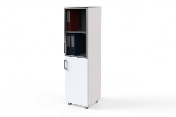 Classeur 40x160 Avec 2 Portes Et Cadre En Aluminium