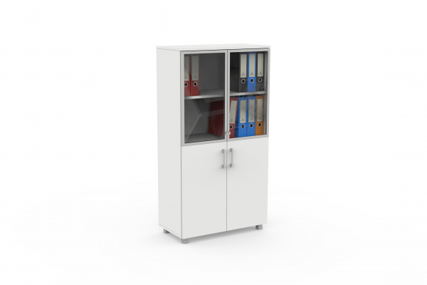 Armoire À Demi-portes Avec Cadre En Aluminium | 160cm