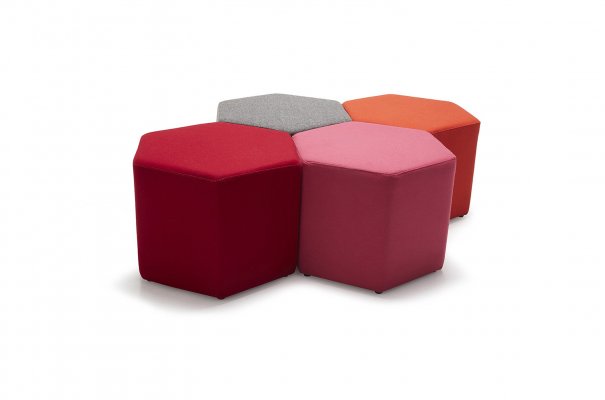 Hexagonal Pouf