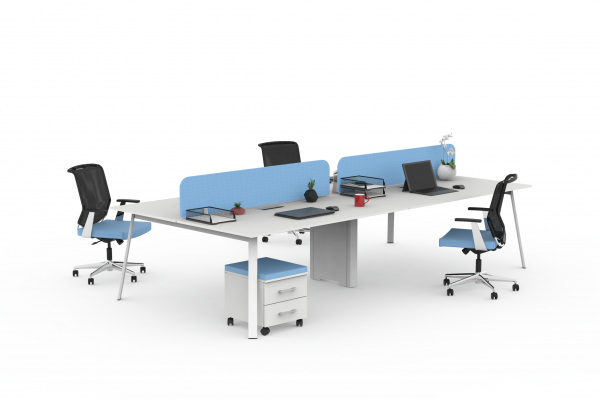Blaze | Poste de Travail Pour 4 Personnes