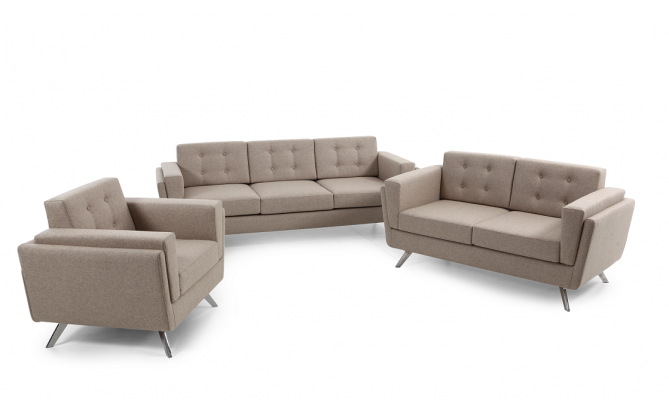 Bloom Chrome Leg Sofa