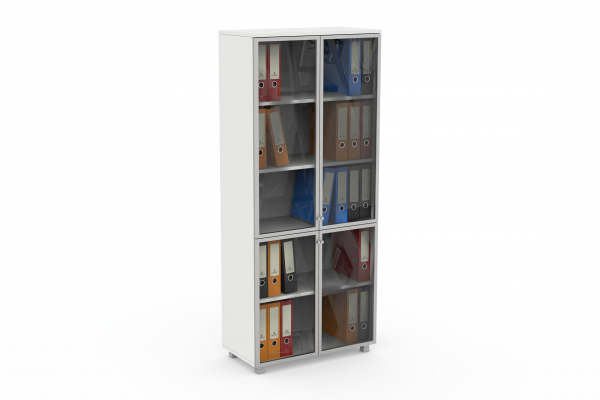 Armoire À Quatre Portes Avec Cadre En Aluminium | 190 Cm