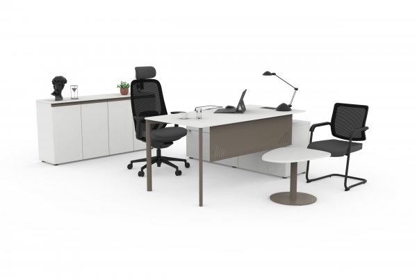 Evol Desk Set With Side Storage