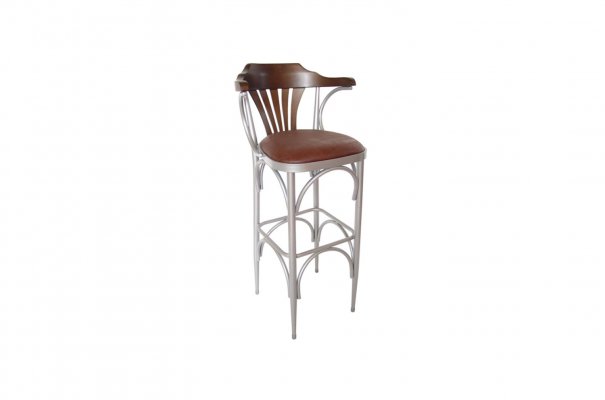 Feya Bar Chair With Painted Leg