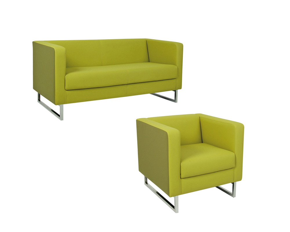 Luxor Chrome Leg Sofa