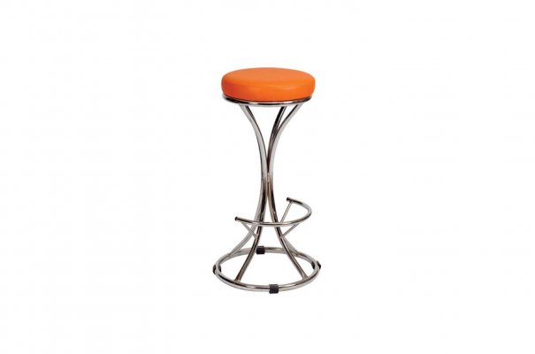 Miraç 2 Bar Stool With Chrome Leg