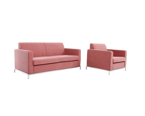 Novita Chrome Leg Sofa
