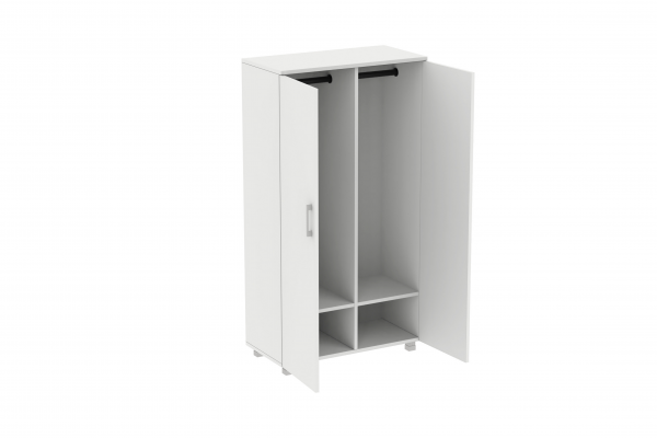 Armoire Vestiaire Avec Cloison Centrale | 160cm