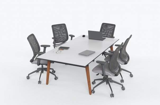 Pivot Wooden Meeting Table