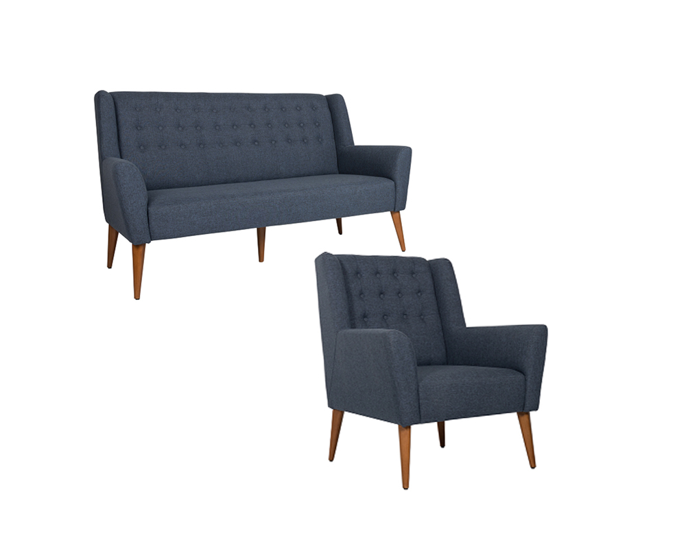 Rahat Wooden Leg Sofa
