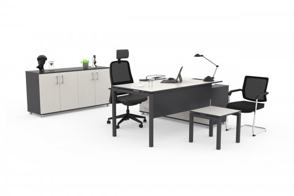 Setup Desk Set With Side Storage