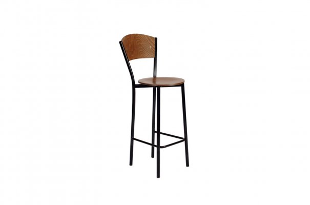 Tea Bar Chair With Painted Leg