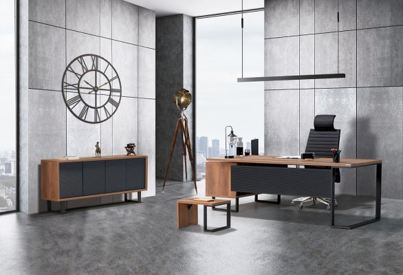 Zeta Side Table Personnel Office Set